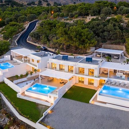 Villa Allegra With Pool In Pefkos, Lindos Area Pefki Exterior foto
