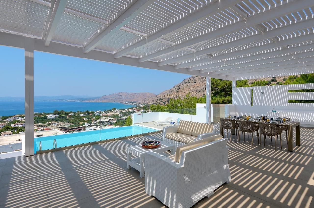Villa Allegra With Pool In Pefkos, Lindos Area Pefki Exterior foto