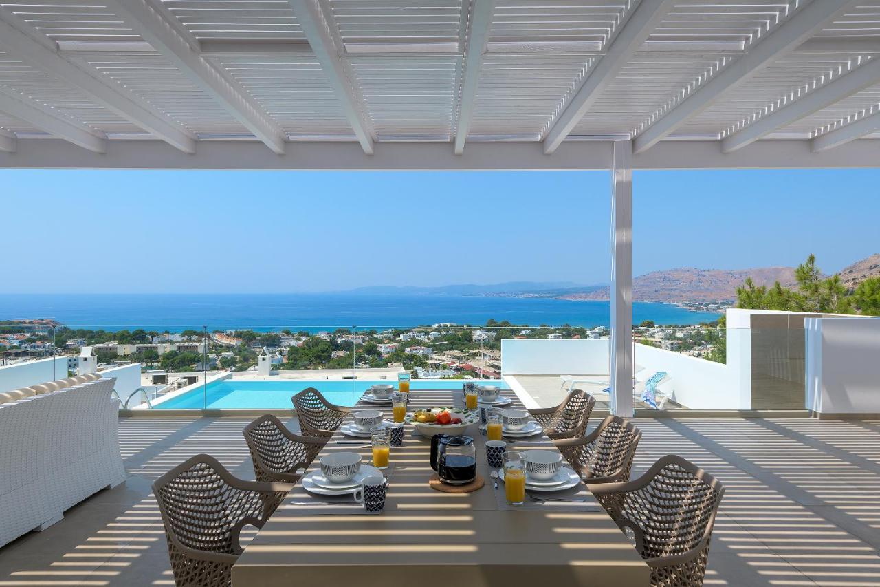 Villa Allegra With Pool In Pefkos, Lindos Area Pefki Exterior foto